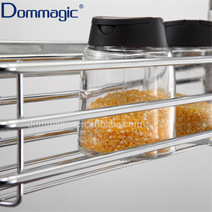 Panier coulissant latéral pour armoire de cuisine pour le rangement des armoires basses - Product Image 4