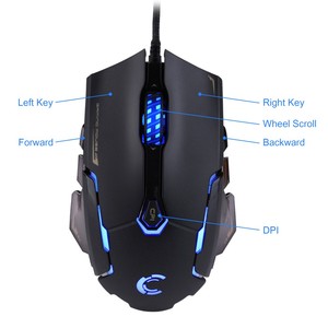Professional China <strong>Supplier</strong> Private Label Wired Gaming <strong>Mouse</strong> with <strong>6</strong> Gaming <strong>Buttons</strong> - Product Image 3