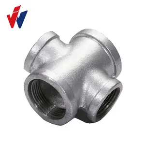 water pipe fitting Black cross Malleable Iron Pipe Fittings