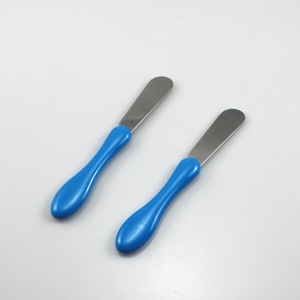 Juego de cuchillos de mantequilla de cacahuete con mango colorido, conjunto de cuchillo para mantequilla y <span class=keywords><strong>queso</strong></span>, venta al por mayor - Product Image 5