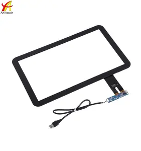 Waterproof 15.6 inch touch screen kit with transparent glass