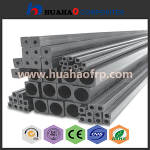 Fusil de tubos de fibra de carbono de Alta Resistencia 3 k llanura/twillglossy superficie/mate de fibra de carbono de tubos de fusil con baja precio - Product Image 1