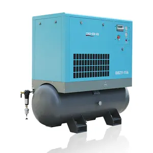 DEHAHA 8-13bar Stationary Air Cooling Electronic Auto 7.5kw 10hp AC Screw Air Compressor For Sandblasting