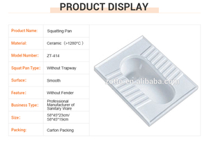 Ngồi Xổm Pan Nhà Máy Chuyên Nghiệp Nhà Vệ Sinh Gốm Nhà Sản Xuất Của Phòng Tắm Pan Ngồi Xổm Toliet Gốm Ngồi Xổm Pan Wc - Product Image 2