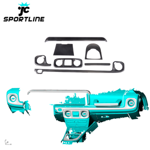 Sợi Carbon Khô G63 Nội Thất Bảng Điều Khiển Trims Đối Với Mercedes Benz G-class G500 G550 G55 G63 AMG 2019 - Product Image 1