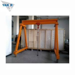 1 Ton Gantry Crane Ringan Portabel <span class=keywords><strong>Mini</strong></span> Gantry Crane 2000kg Alat Pengangkat Mobile Gantry - Product Image 3