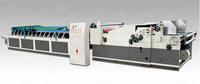 QH Semi-automática corrugado flauta máquina de laminación/placa a placa de la máquina de pegar