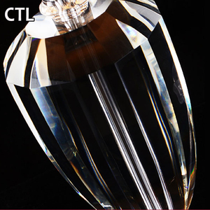 Kính thanh lịch cắt hiện đại bảng đèn Bắc Âu hiện đại pha lê bảng đèn với vải bóng râm cho nhà phòng khách phòng ngủ - Product Image 3