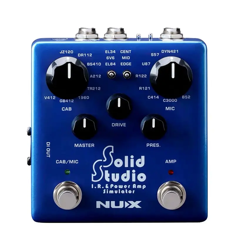 NUX guitar pedal effect guitar cabinet simulation monoblock effect rear stage DI box IR sampling solid studio made in China