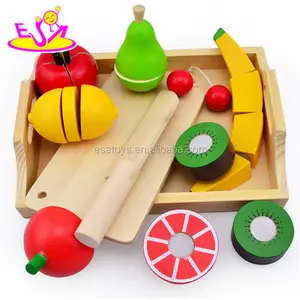 1 सर्वश्रेष्ठ विक्रेता लकड़ी के फल काटने खिलौना, लकड़ी के भोजन काटने खिलौना, जुगुएते डी कॉर्टे डे वर्दुस, लकड़ी काटने खिलौना w10b144
