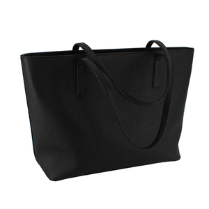 Sacs <span class=keywords><strong>à</strong></span> bandoulière en cuir noir pour femmes, sac <span class=keywords><strong>à</strong></span> main anti-rayures, fourre-tout avec pochette décontracté, <span class=keywords><strong>bourse</strong></span> de bureau, nouvelle collection, OEM chine - Product Image 3
