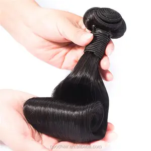 迪拜批发市场 funmi 卷发三头头发纬纱机双拉辫子纬纱头发延长最畅销的产品