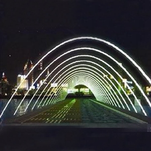 Бесплатный дизайн, профессиональный водяной фонтан с прыжками для садового бассейна со светодиодом - Product Image 2