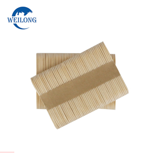 Desechables individualmente artes y manualidades para vuelos de madera cucharas de helado de. - Product Image 2