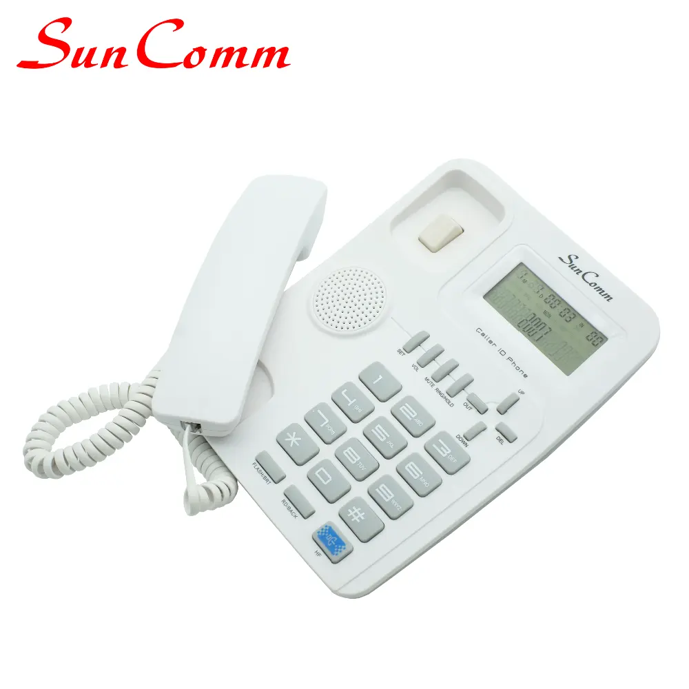 SC-2020-AP อนาล็อกโทรศัพท์ (โทร ID โทรศัพท์/โทรศัพท์พื้นฐานที่มี FSK/ DTMF)