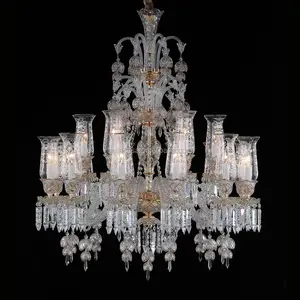 Arab Type Finely Processed Superior Quality Clear Chandelier For Villa