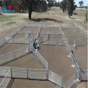 Металлическая корральная ограда, двор, панели для домашнего скота для фермы, лошадей, ворот для крупного рогатого скота