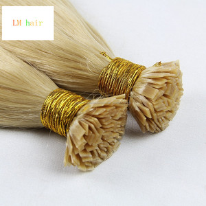 Apartamento tipo de extensión del pelo de punta plana pelo prebounded - Product Image 1