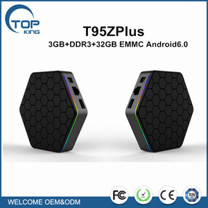 3GB/32 GB T95Z Plus TV Box Amlogic S912 Octa Core Android 6.0 3D 4 <span class=keywords><strong>K</strong></span> Dual WiFi 2.4G/5 GHz Bluetooth 4.0 H.265 1000 <span class=keywords><strong>M</strong></span> - Product Image 1