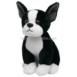 Custom knuffel groothandel dier boston terrier hond Zacht speelgoed