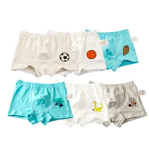 Jingjoo Roy — boxer en coton pour enfants, sous-vêtements pour enfants du primaire, culotte pour garçons, vente en gros OBM ODM OEM, agent moc