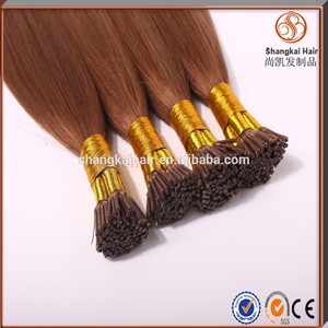 100% remy menschliches haar verlängerung doppelt gezeichnet remy menschliches haar <span class=keywords><strong>i</strong></span> spitze haar remy haarverlängerung - Product Image 5