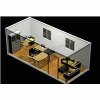 Maisons modulaires portables en conteneurs maritimes préfabriquées, mini-maisons modulaires démontables 6m*3m, structure de maison en conteneur