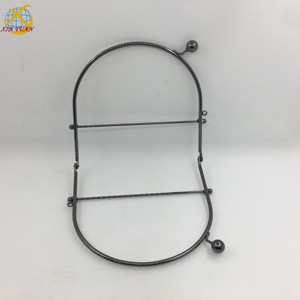 Tân Nguyên Phần Cứng Nhà Máy 15*14.5Cm Gunmetal Nửa Vòng Kim Loại Ví Khung Túi Khung - Product Image 5