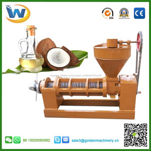 Prensa de Aceite de Coco Cocina Vegetal Mostaza Palma Salvado de Arroz de Pequeña Máquina Prensa de Tornillo en Frío - Product Image 2