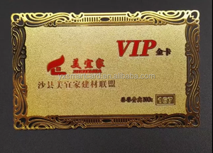 المصنع مباشرة توريد بطاقة الائتمان حجم محفورة الفولاذ المقاوم للصدأ بطاقة مغناطيسية شريطية - Product Image 3