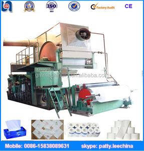 Caliente venta de 2880 mm fabricación de papel de tejido máquina con materia prima de caña de azúcar - Product Image 2
