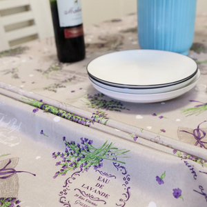 Resistant Buffet <strong>Table</strong> Cloths Wholesale Wedding Stain Tablecloth <strong>Table</strong> Cover <strong>Protection</strong> Against Stain Polyester / Cotton Square - Product Image 6