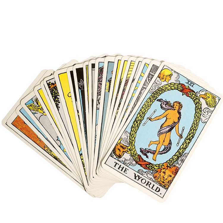 Производство 100% пластиковых печатных карт tarot на заказ