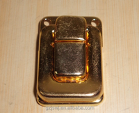 Petite boîte loquet de verrouillage boîtier de verrouillage boîtier en bois presse à bascule