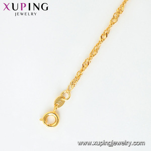 44692 Xuping đồ trang sức 24K vàng Vòng cổ <span class=keywords><strong>Dubai</strong></span>, Quảng Châu bán buôn thời trang Unisex Vòng cổ - Product Image 4