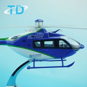 Résine Modèle EC-135 1:24 42cm Hélicoptère Jouet - Product Image 2