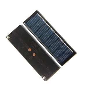 布合水太阳能电池多晶0.2W 4V 50Ma 2.4V/3v电池太阳能电池板充电器75 * 25毫米