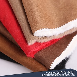 100% soprabito per giacca in tessuto di pelliccia con retro in finta pelle scamosciata in poliestere - Product Image 2