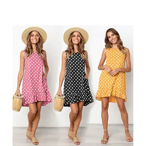 Excellent manufacturer selling rayon clothes floral women long dresses