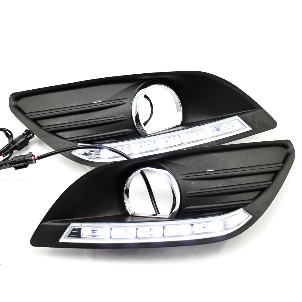 Universale Auto Drl Per Ford Focus Berlina avere fendinebbia 2009 - 2012 luce diurna A LED