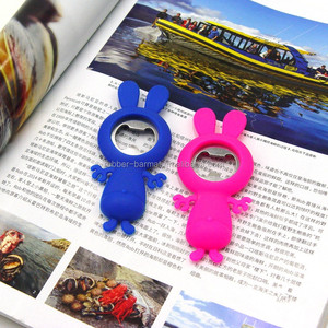 Bán Buôn 100 Pcs Thân Thiện Với Môi Cho Thỏ Hình Kim Loại Mở Chai Tùy Chỉnh OEM Logo Cho Rượu Vang Và Bia Thanh - Product Image 1
