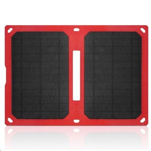 Pliable 10 W 5 V ETFE <span class=keywords><strong>Chargeur</strong></span> <span class=keywords><strong>Solaire</strong></span> Portable Étanche Mono Pliant <span class=keywords><strong>Chargeur</strong></span> de Batterie <span class=keywords><strong>Solaire</strong></span> Avec Double USB Pour <span class=keywords><strong>iPhone</strong></span> - Product Image 2