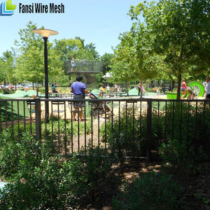 Clôture décorative de jardin en <span class=keywords><strong>fer</strong></span> <span class=keywords><strong>forgé</strong></span>/métal, 10 pièces, mur gonflable - Product Image 4