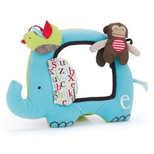 Juguete de peluche de elefante para bebé, espejo seguro, juguete educativo inteligente para bebés de 0 a 1 año - Product Image 1