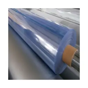 Custom Thickness Transparent PVC Rigid Curtain Sheet Roll Packing