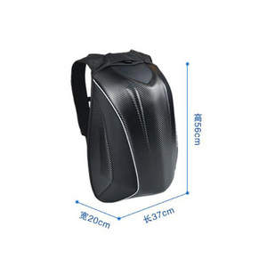 Venta al por mayor de Deportes de cáscara duro negro impermeable al aire libre en moto bolsa mochila - Product Image 4