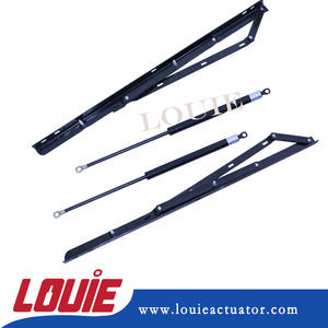 Ressort à gaz de levage avec embout articulé <span class=keywords><strong>pour</strong></span> pièces de lit mural haute pression - Product Image 2