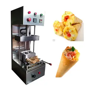 Low price conical pizza making forming machine /pizza cone display warmer