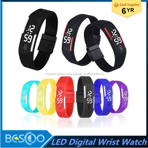 Delicado Caliente! 2016 Nuevos Hombres y Mujeres de Moda de Goma LED Reloj Fecha de Deportes de Pulsera Digital Reloj de Pulsera - Product Image 1