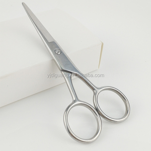 Herramienta de belleza personalizada, herramienta de belleza profesional de 4 pulgadas, tijera de corte de vello facial de acero inoxidable, tijeras para bigote, Tijera para Barba - Product Image 2